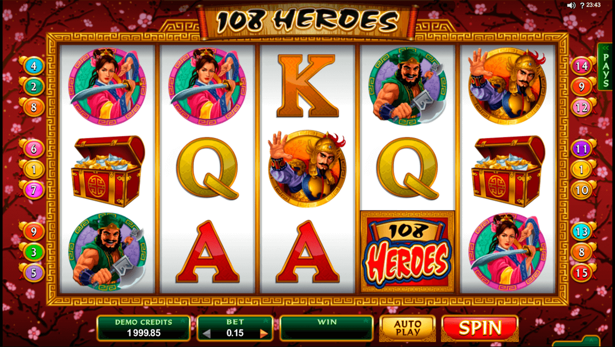 108 Heroes Slot Game