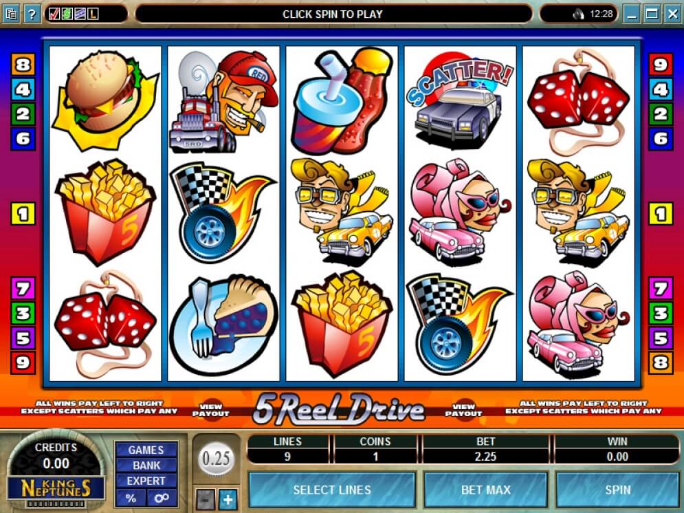 5 Reel Drive Slots Online