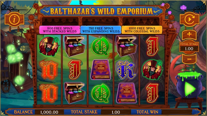 Balthazar's Wild Emporium Slot Game