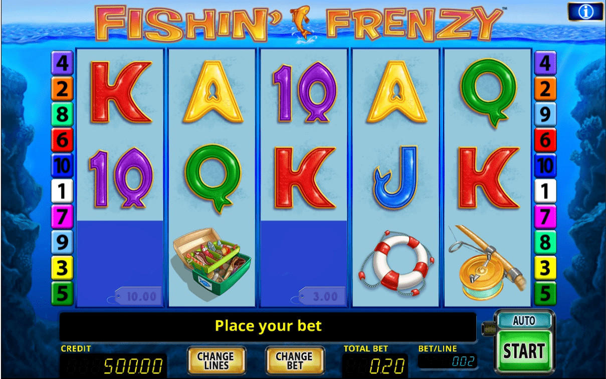 fishin frenzy gameplay umbingo