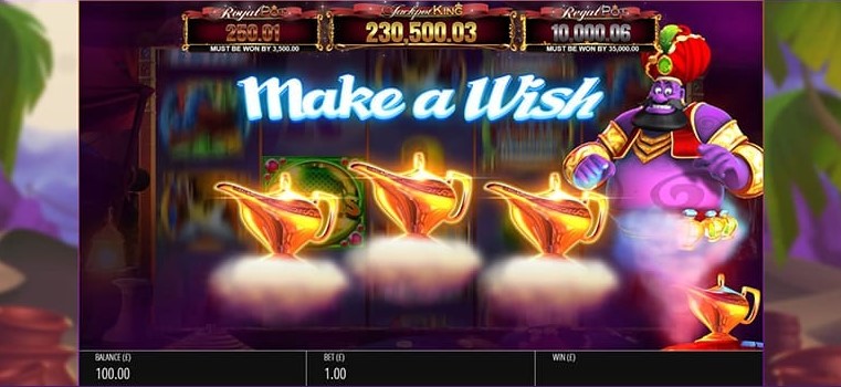 Genie Jackpots JPK Slot Gameplay