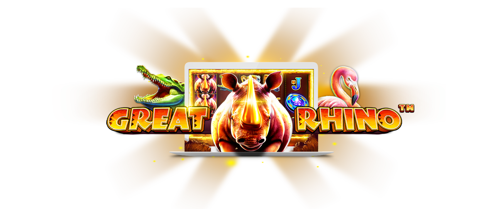 Great Rhino Slot Logo Umbingo