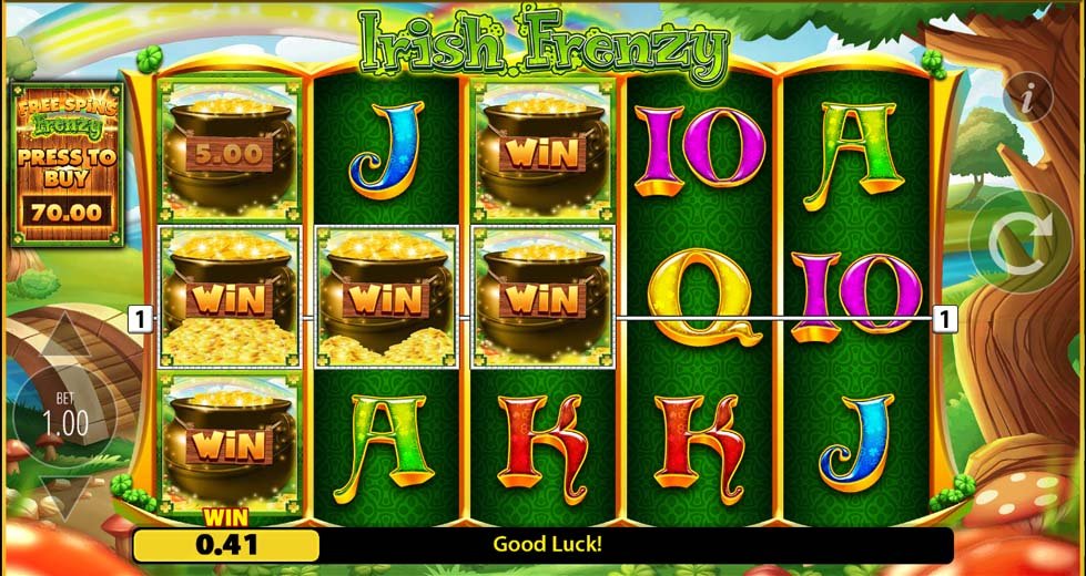 Irish Frenzy Slot Game play