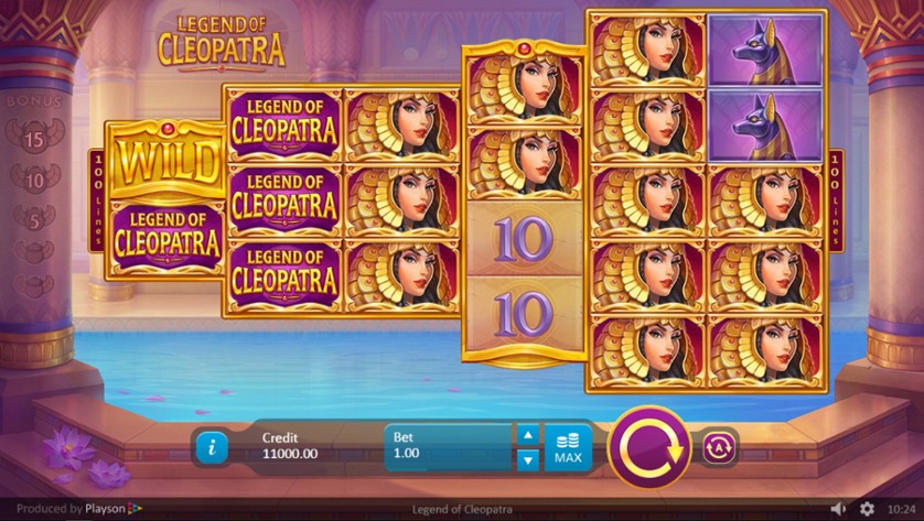 Legends of Cleopatra Slot Gameplay