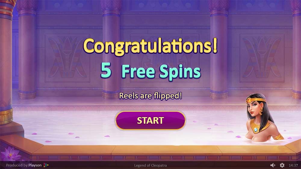 Legends of Cleopatra Slot Free Spins