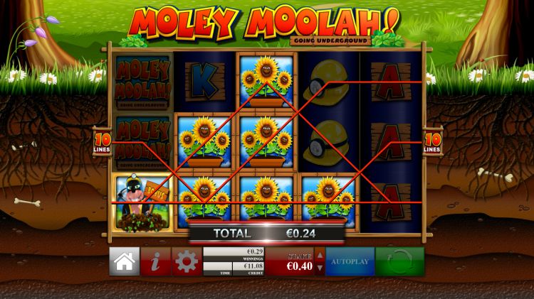 Moley Moolah! Slot Gameplay