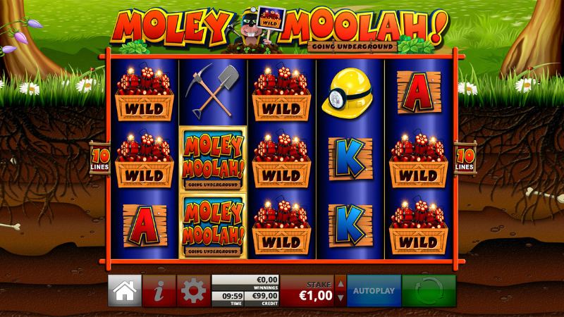 Moley Moolah! Slots Wilds