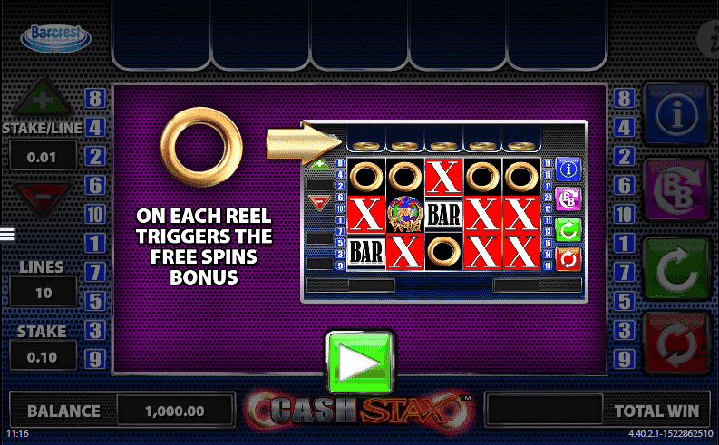 Cash Stax Slots Game