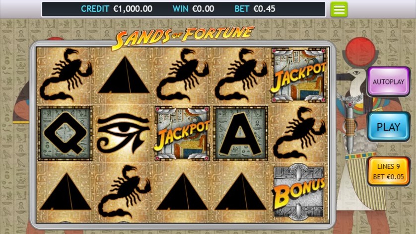 Sands of Fortune Casino Game