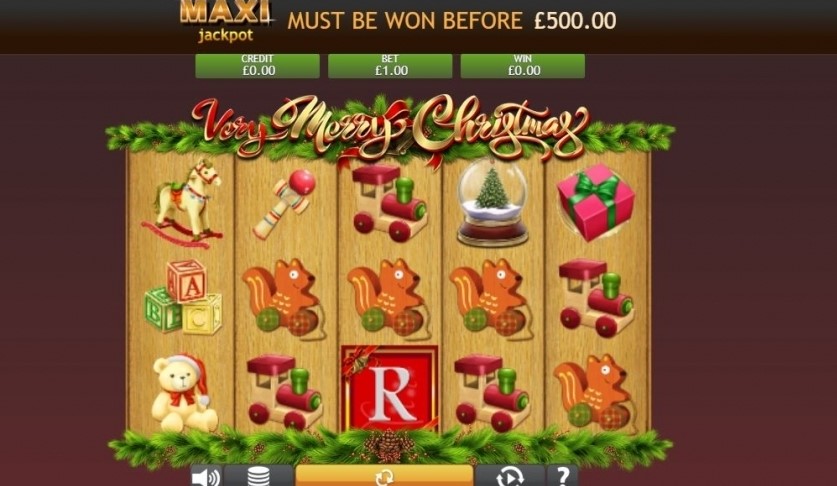 Very Merry Christmas Jackpot Slots Reels