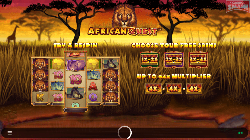 African Quest Slots Symbols