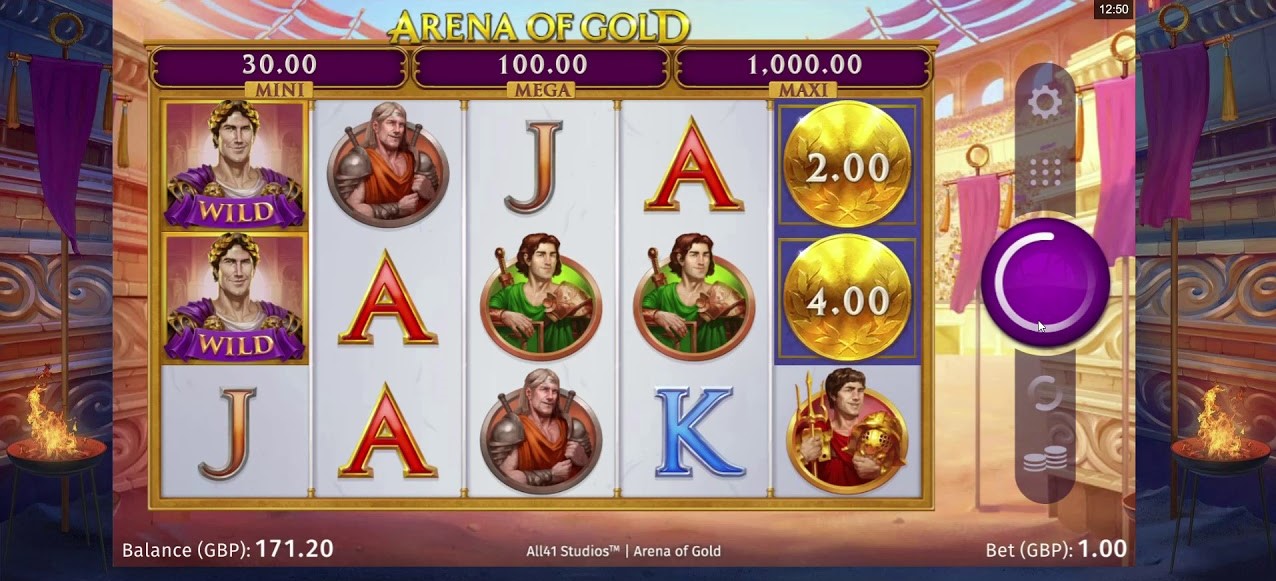 Arena of Gold Free Slots