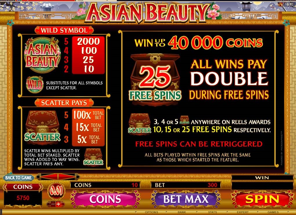 Asian Beauty Slots UK