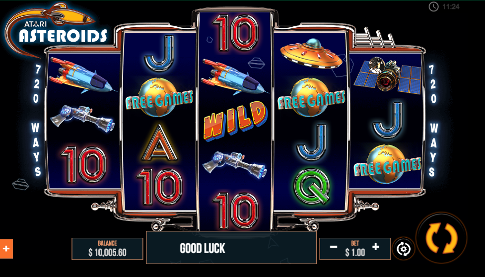 Asteroids Slots UK