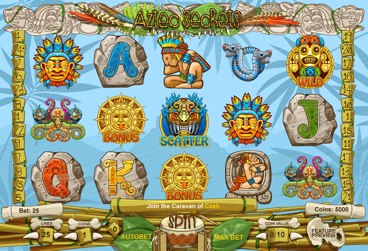 Aztec Secrets Slots Game