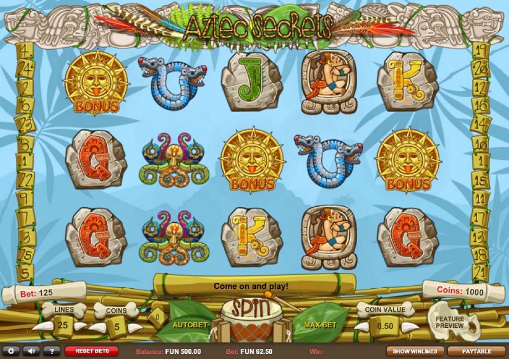 Aztec Secrets Slot Games