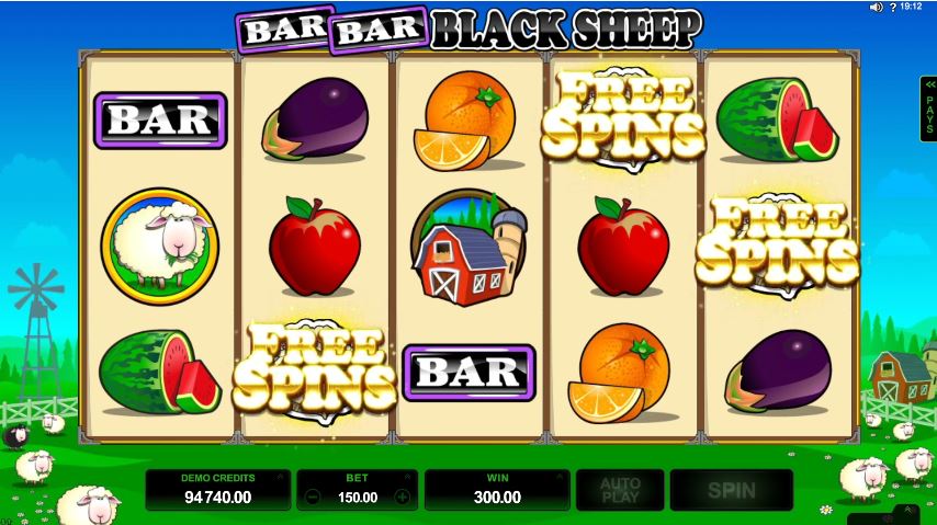 Bar Bar Black Sheep Slot Game