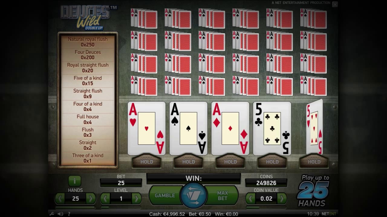 Deuces Wild Double Up Slot online