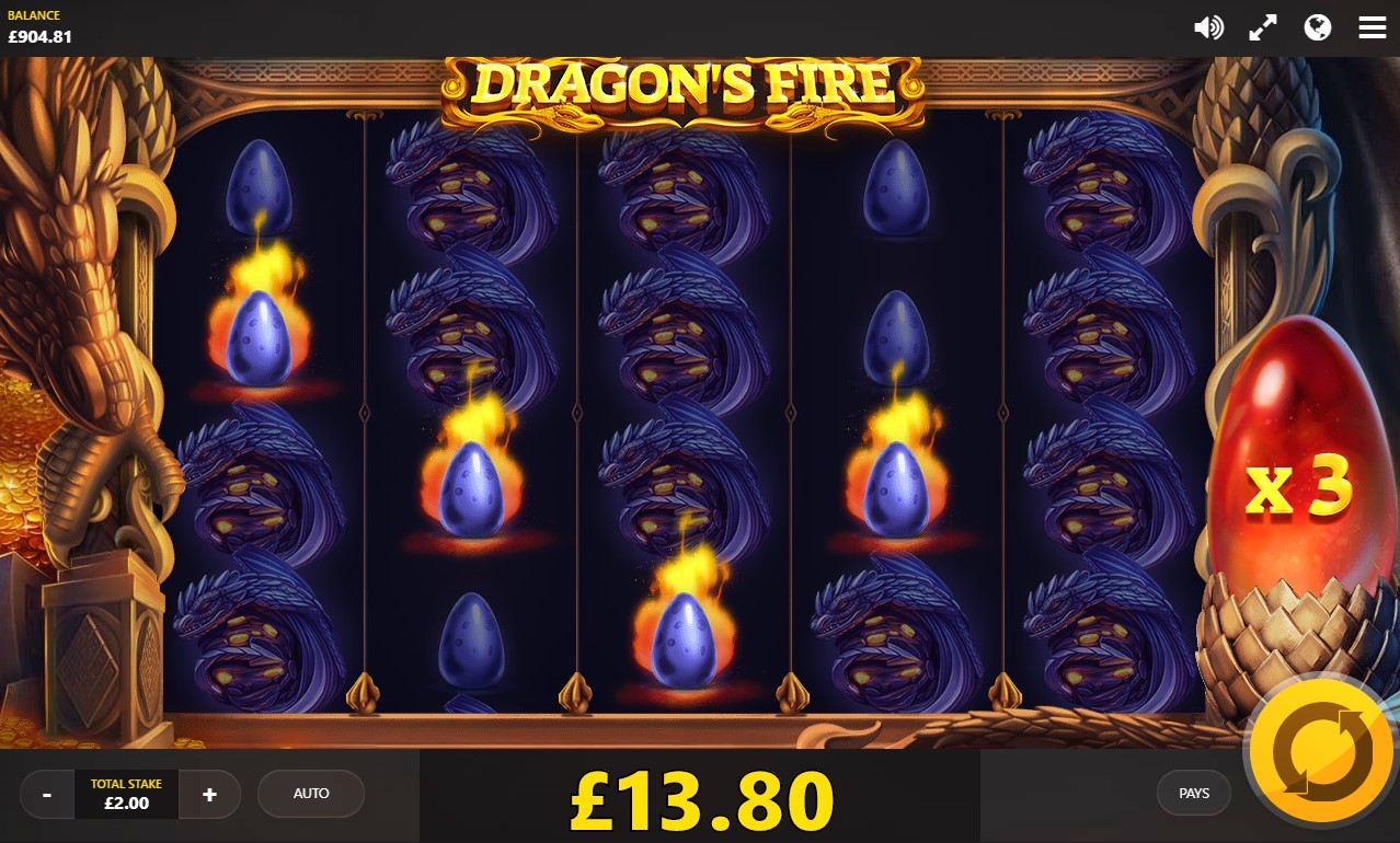 Dragon's Fire Slots Game