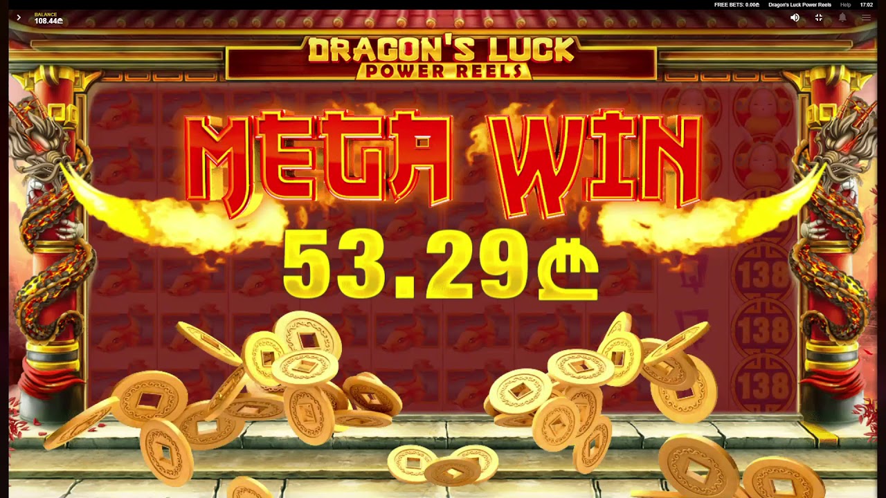 Dragon's Luck Power Reels Slots Win