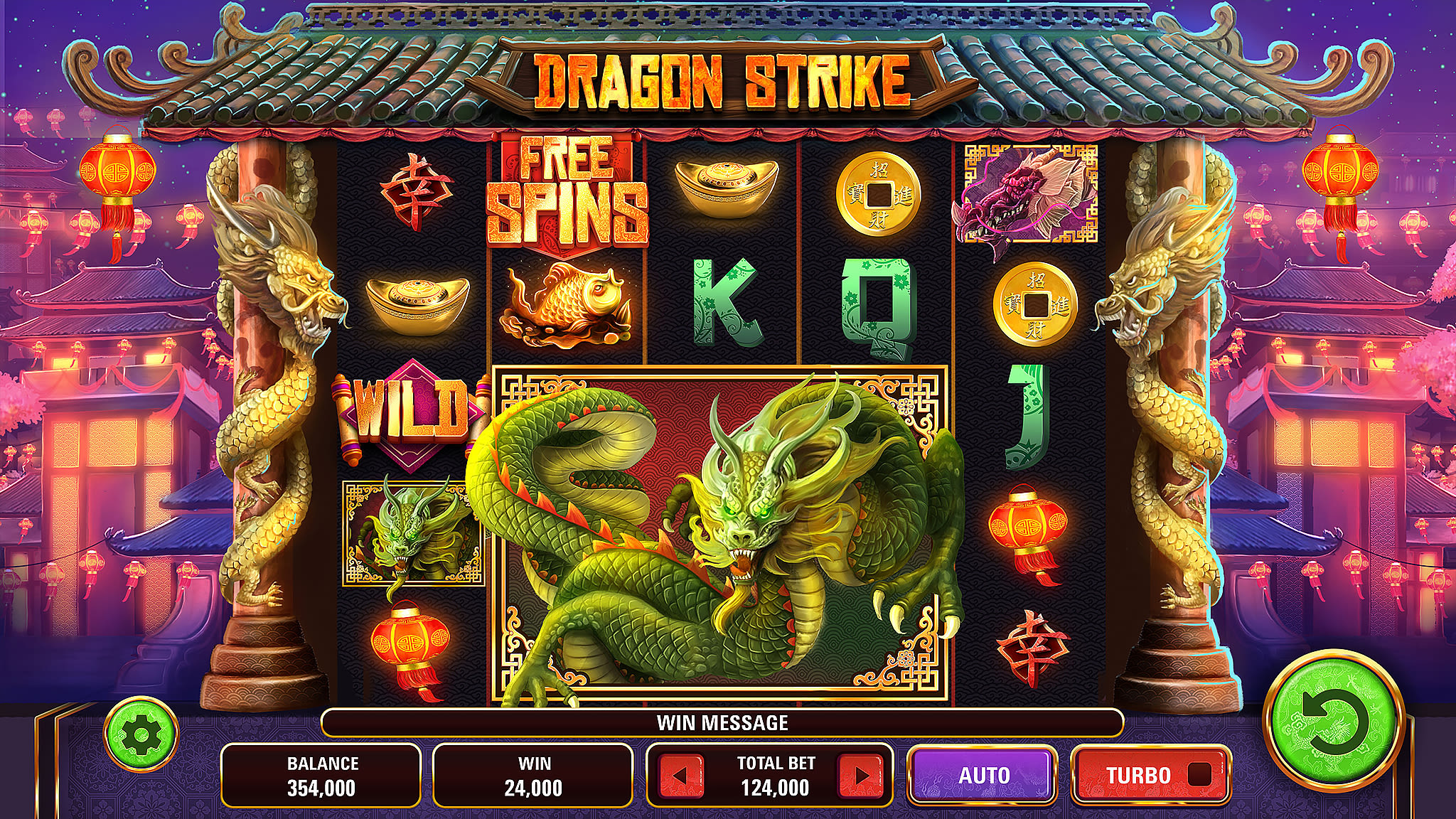 Dragon Strike Slots Game