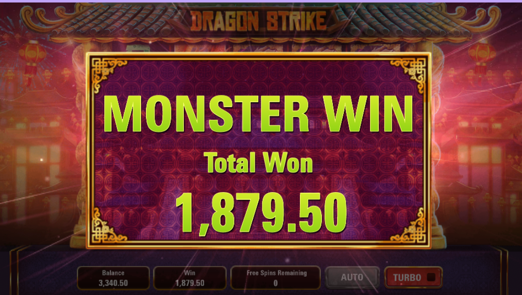 Dragon Strike Slot Win