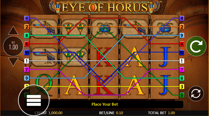 eye of horus gameplay