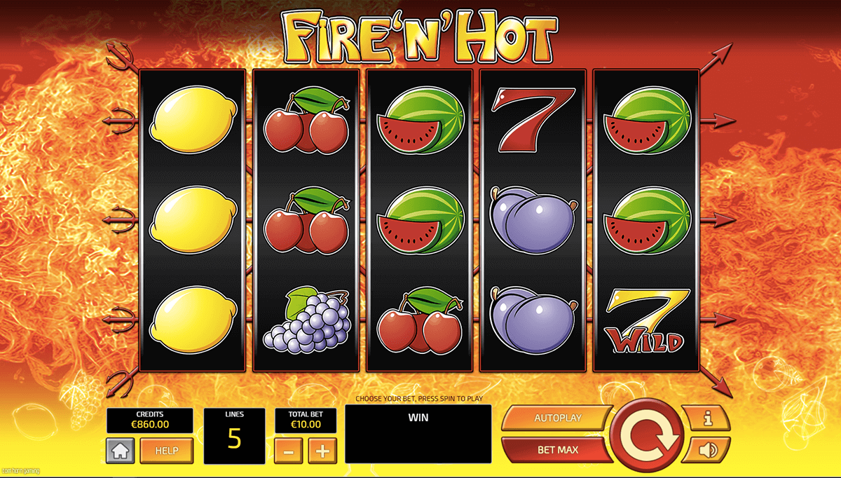 fire n hot slot gameplay