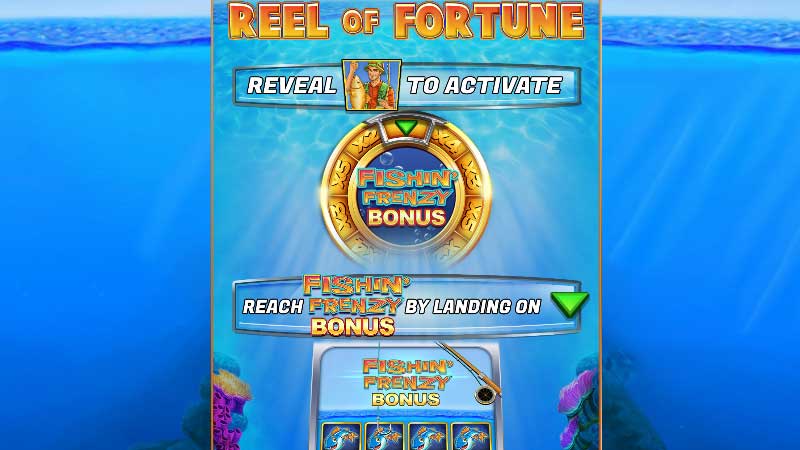 Fishin Frenzy Scratchcard Casino Game