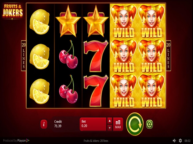 Fruits & Jokers Slots Game