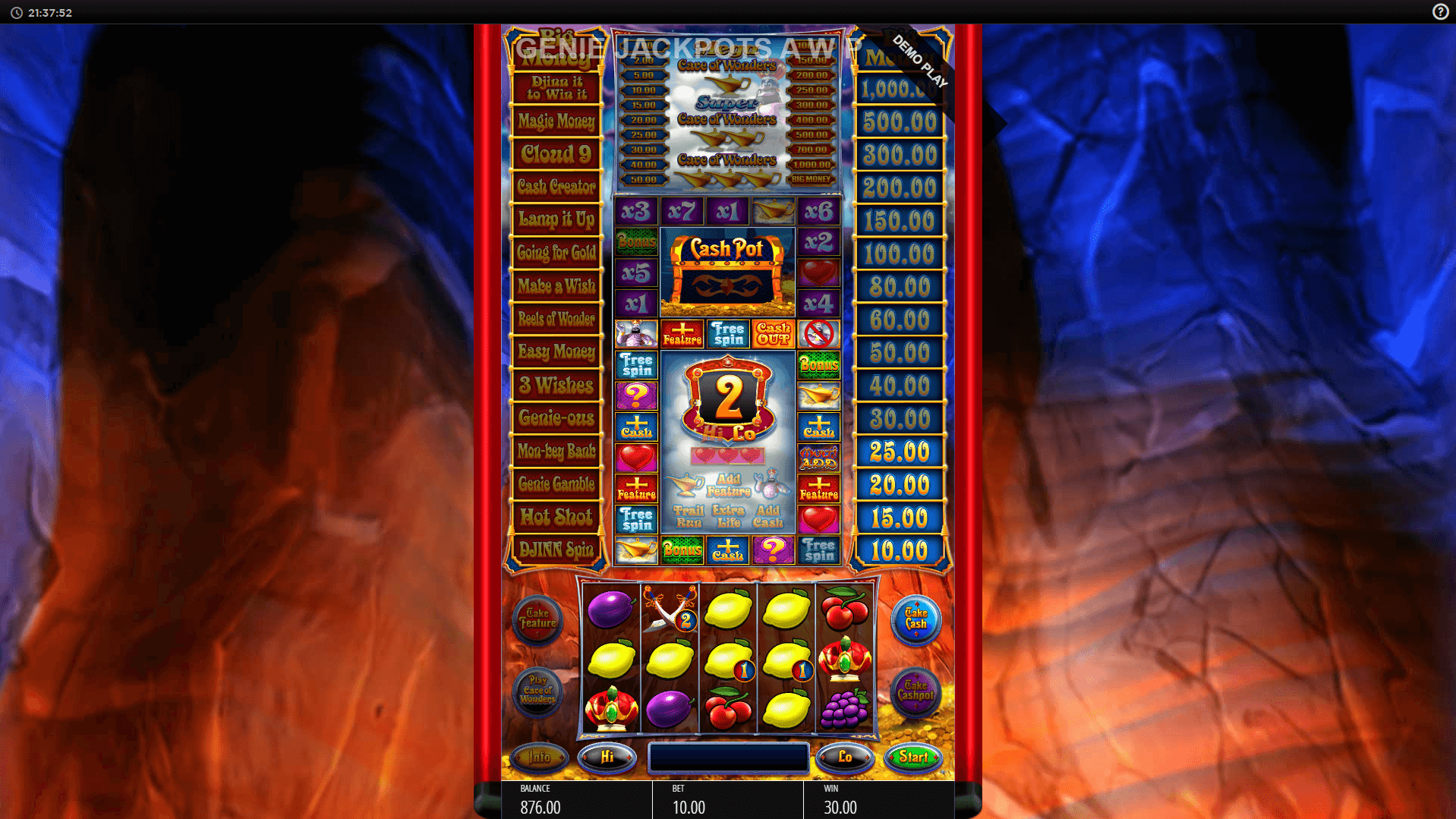 Genie Jackpots Cave Of Wonders Mobile Slots