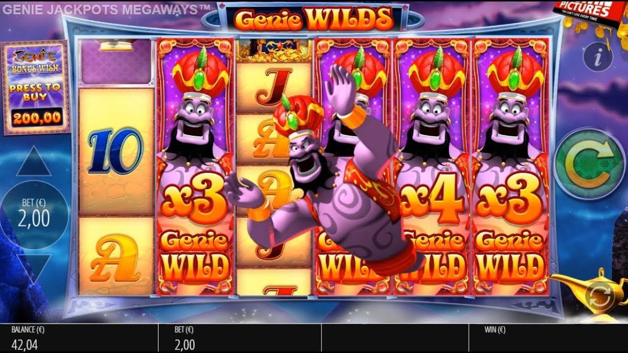 Genie Jackpots Megaways Slots Reels