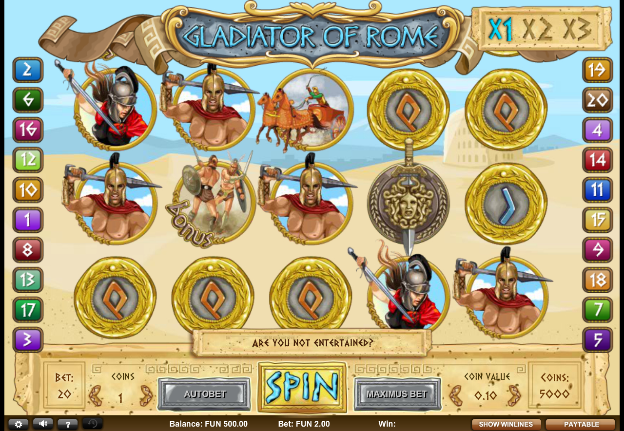 Gladiator of Rome Slot Games