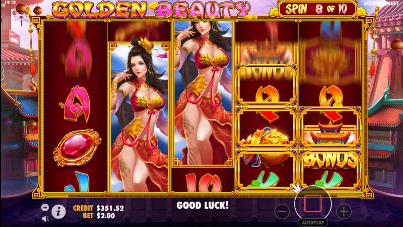 Golden Beauty Slots Gameplay