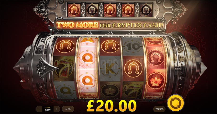 Golden Cryptex Slot Reels