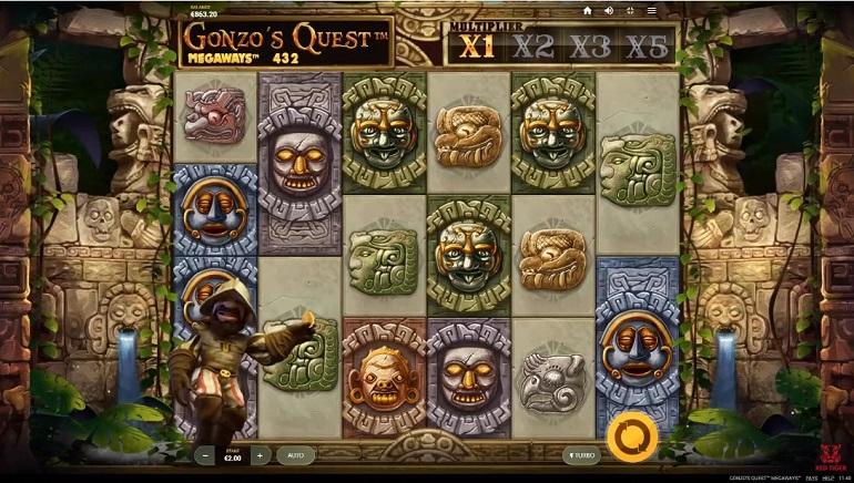 Gonzo's Quest Megaways Slots Game