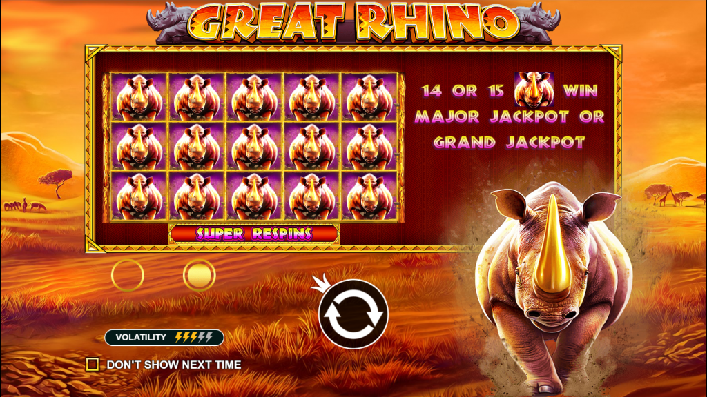 Great Rhino Bonus Features