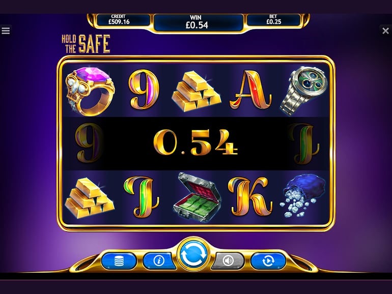 Hold The Safe Jackpot Slots Reels