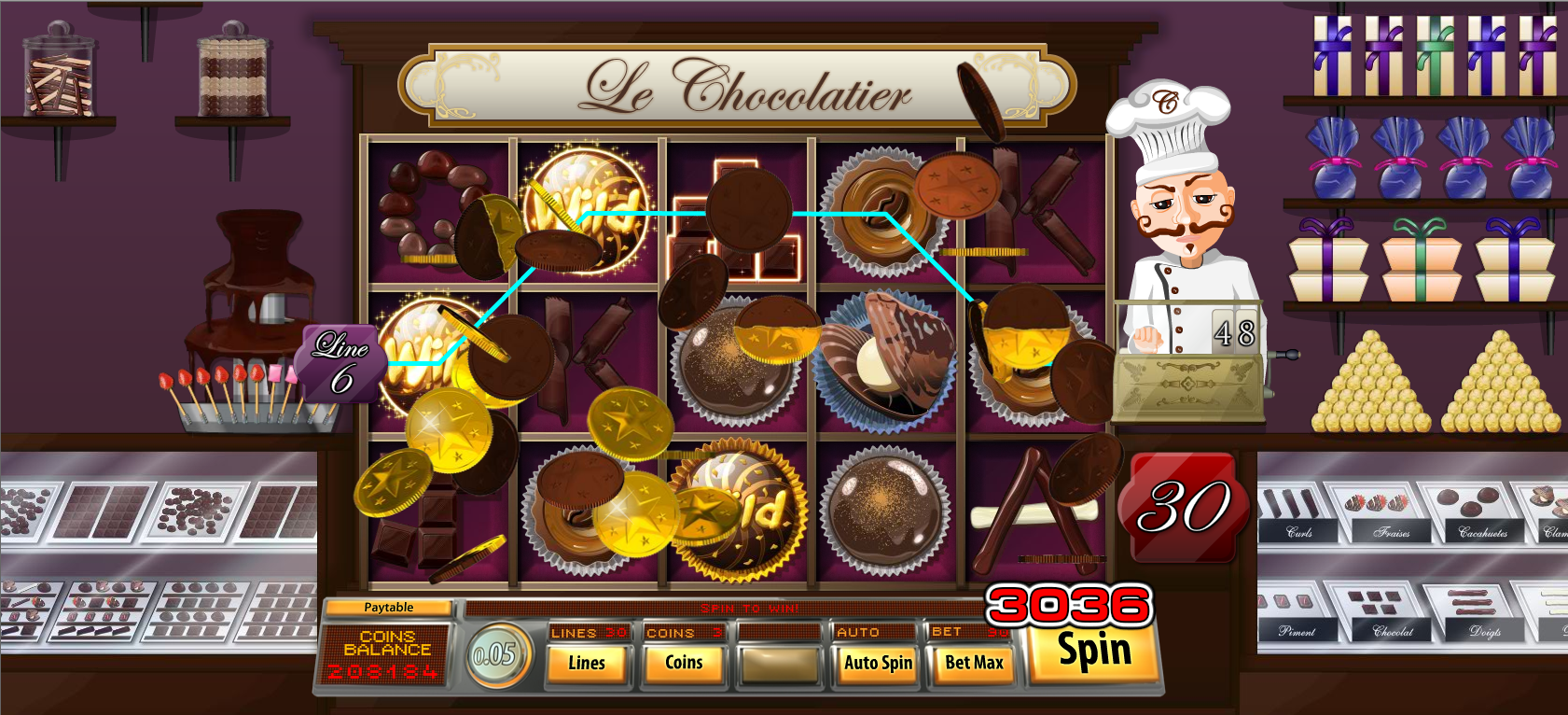 Le Chocolatier Slot Game