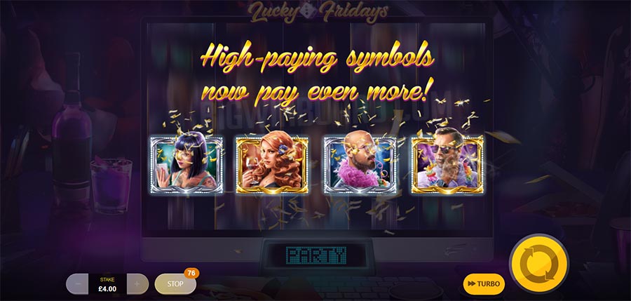 Play Lucky Fridays Slot Features