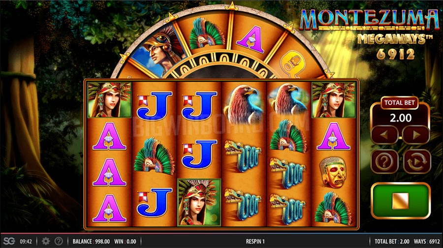 Montezuma MegaWays Casino Game