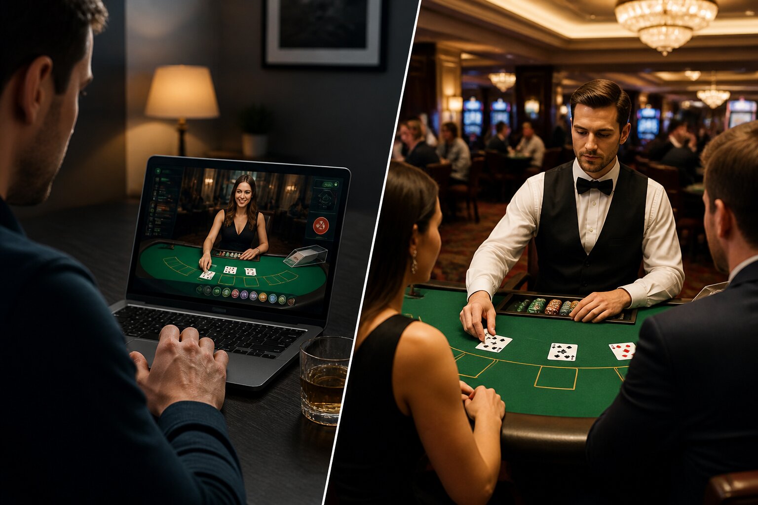 Online Blackjack vs Land Casino Blackjack: Key Differences Explained