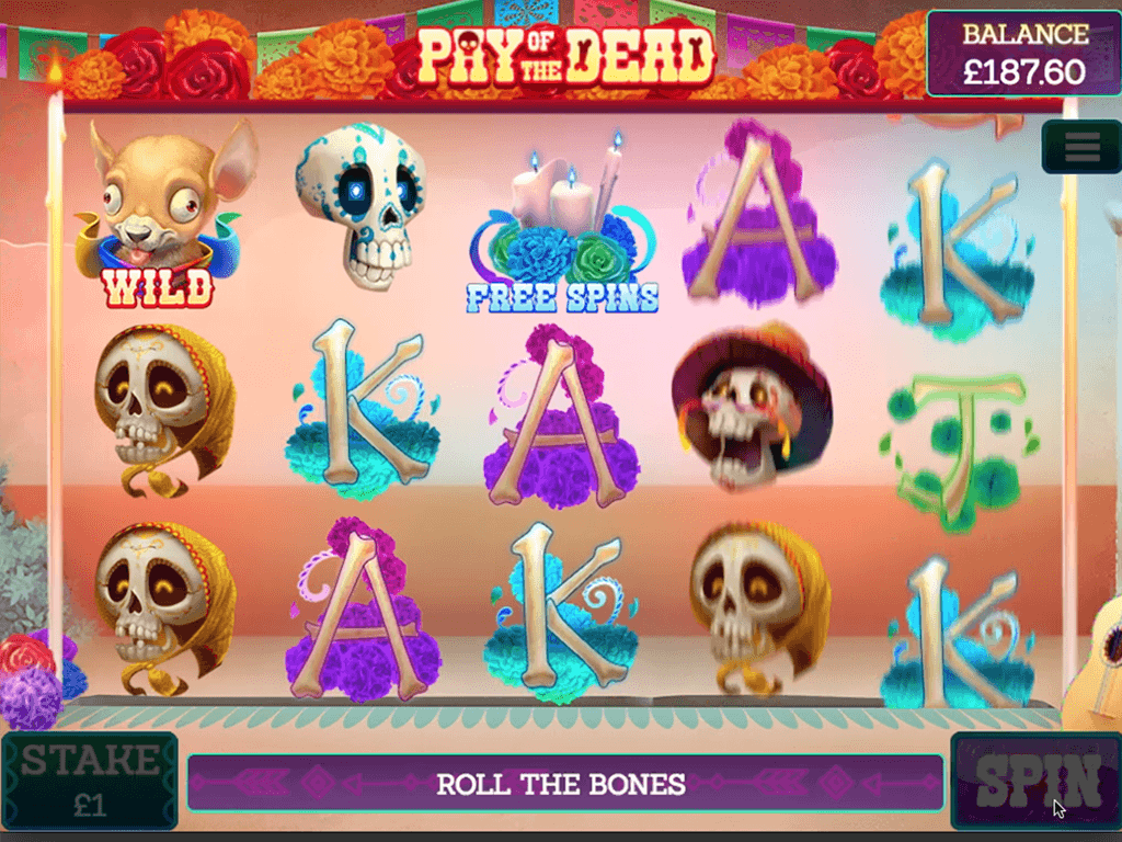 Pay of the Dead Slot Game Play