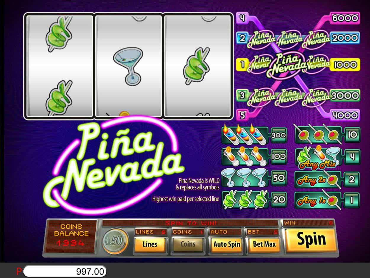 Pina Nevada Slot UK
