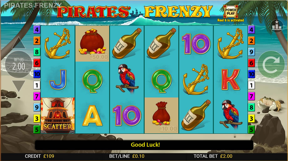 pirates' frenzy gameplay