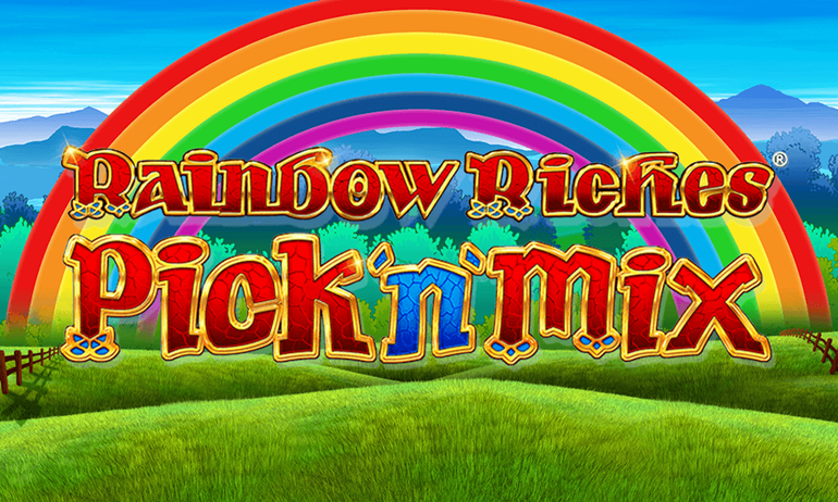 Rainbow Riches Pick n Mix Logo Slot