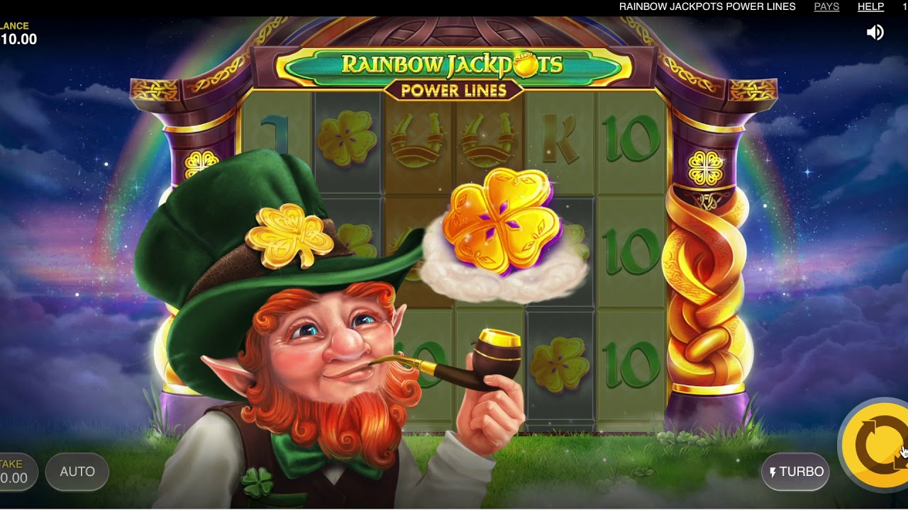 Rainbow Jackpots: Power Lines Game Play