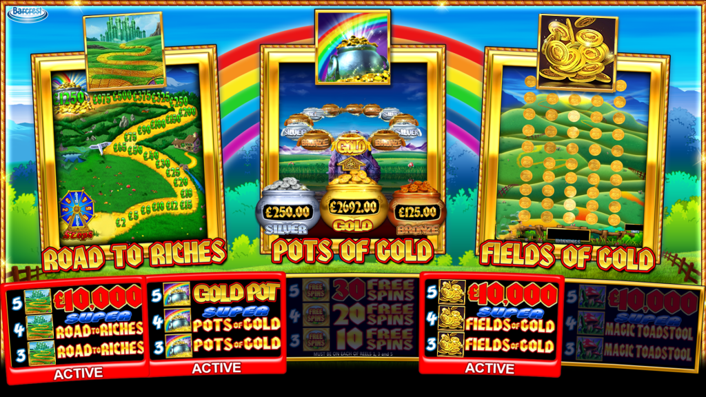 Rainbow Riches Pick n Mix Bonus Games