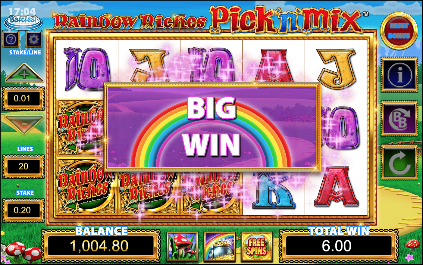 Rainbow Riches Pick n Mix Slots Games