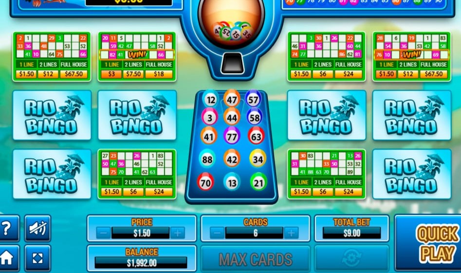 Rio Bingo Slot Gameplay